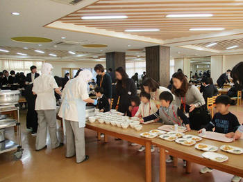 冬の授業見学会・給食試食会