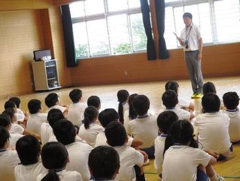 P生　二学期代表委員任命式