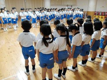 PP2･P2(小学２年)生の対面式がありました