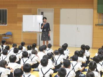 P生　1学期終業式と燈花会