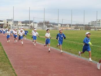 走りきった「Pマラソン大会」