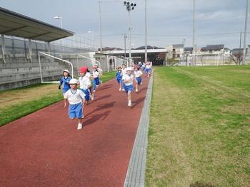 走りきった「Pマラソン大会」