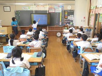 Ｐ１（小学１年）生　国語の時間です