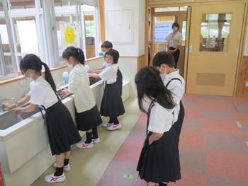 P１（小学１年）生の登校日！①