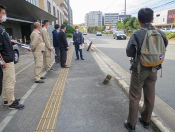 通学路の合同点検を行いました