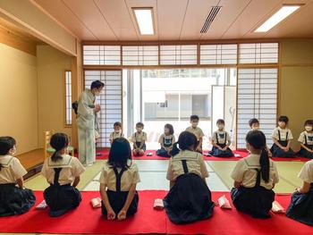 今年度は、礼法も実施できています