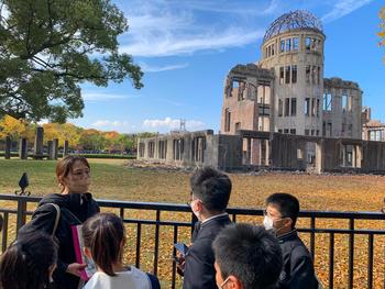 広島への宿泊学習に行きました