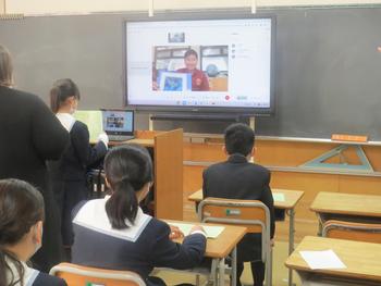 メリノール校のペアの友達との自己紹介