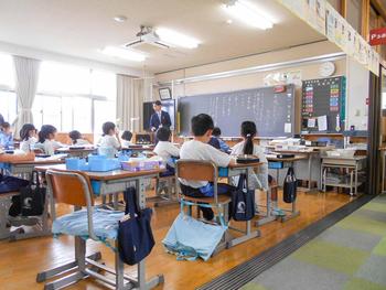 今年度初めての授業参観・学級懇談会