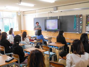 今年度初めての授業参観・学級懇談会