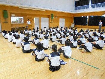 M生2学期始業式