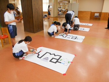 プログラミングでロボット体験