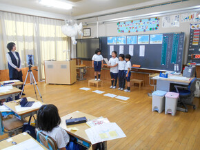 「くじらぐも」音読発表会