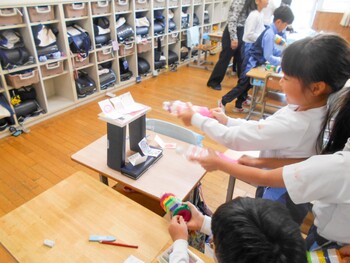 ペットボトル空気ほうで遊ぼう！