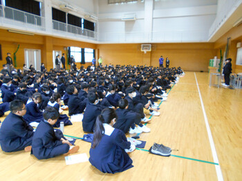 ２学期が終わりました