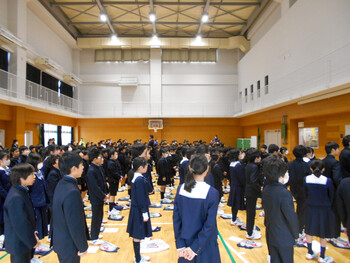 ２学期が終わりました