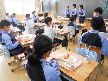 久しぶりのおいしい給食