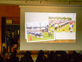 ３月の全校朝礼