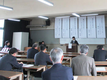 【古川】県高校総合文化祭弁論部門発表会