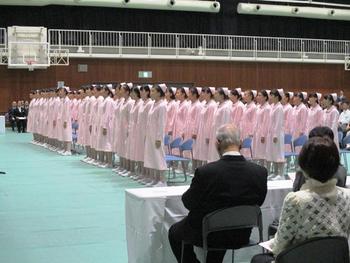 奈良文化高校「戴帽式」