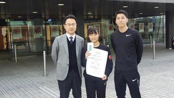 日本室内陸上でM4生が準優勝!!