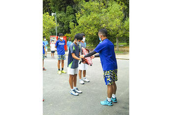 第71回奈良県中学校新人テニス大会で団体優勝