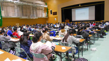 プレテスト返却解説会・学校見学会開催