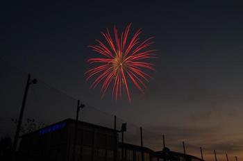 打ち上げ花火鑑賞会開催