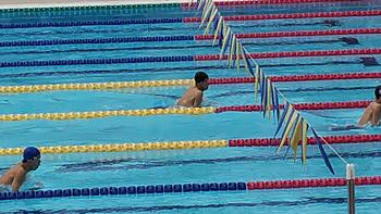 県高校水泳競技大会準優勝