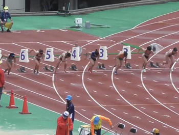 近畿インターハイ陸上競技女子100ｍ優勝、全国インターハイへ！！