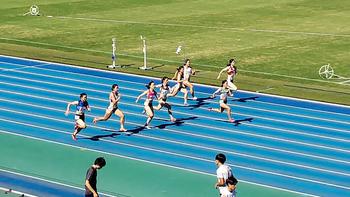 近畿陸上競技選手権大会女子100ｍで準優勝