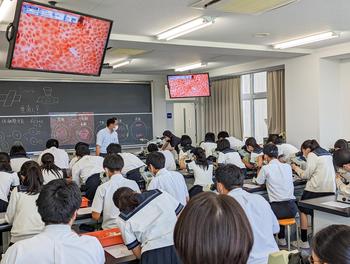 「生物」実験の授業観察