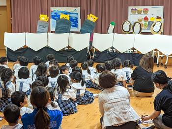 演劇部の幼稚園公演