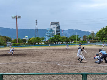 校長の部活応援