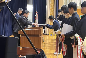 ２学期終業式・壮行会