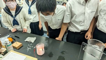 理科実験授業②