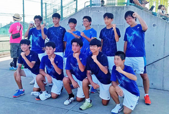 近畿中学校テニス大会で全国大会出場決定！