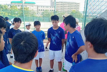 近畿中学校テニス大会で全国大会出場決定！