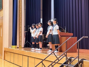 ２学期始業式