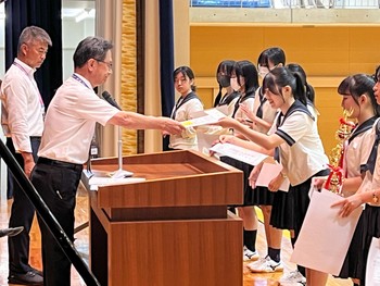 １学期終業式・クラブ壮行会