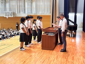 ２学期始業式