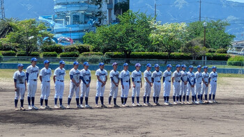 野球部春季大会準優勝