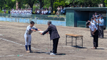 野球部春季大会準優勝