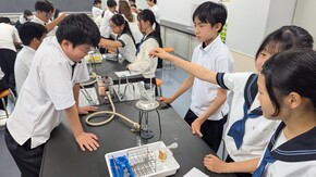 理科の実験授業②