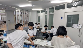 １学期末考査が始まりました