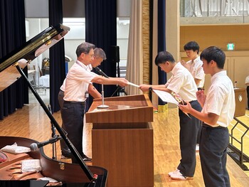 ２学期始業式
