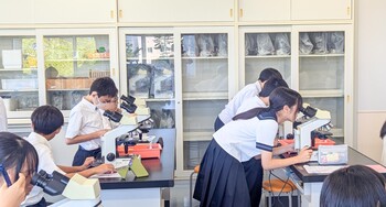 理科の実験授業③