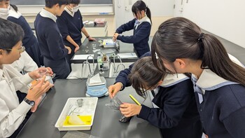 理科の実験授業⑤