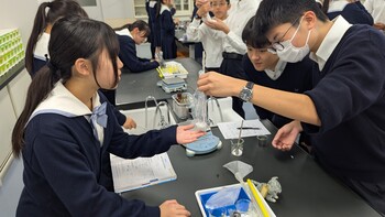 理科の実験授業⑤