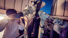 天体観望会を開催